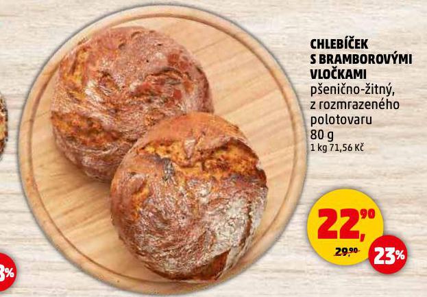 CHLEBEK S BRAMBOROVMI VLOKAMI