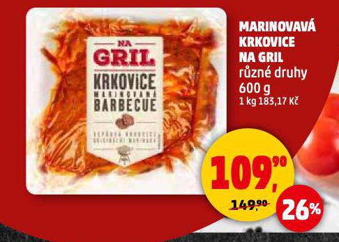 MARINOVAN KRKOVICE NA GRIL