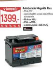 AUTOBATERIE MEGALITE PLUS 60 Ah