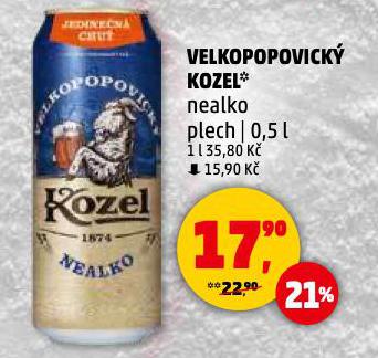 PIVO VELKOPOPOVICK KOZEL NEALKO