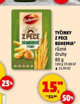 TYINKY Z PECE BOHEMIA