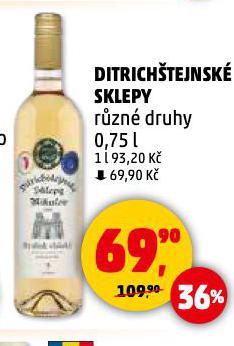 DITRICHTEJNSK SKLEPY