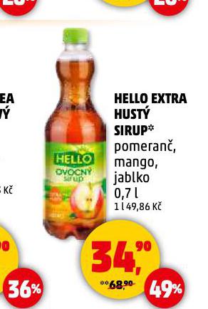 HELLO EXTRA HUST SIRUP