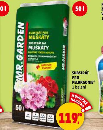 SUBSTRT PRO PELARGONIE