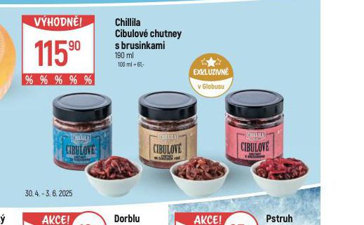CHILLILA CIBULOV CHUTNEY S BRUSINKAMI