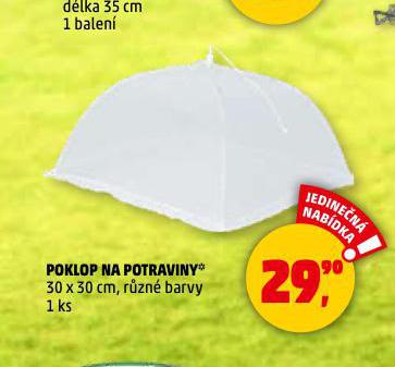 POKLOP NA POTRAVINY