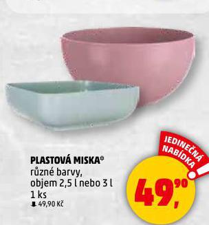PLASTOV MISKA