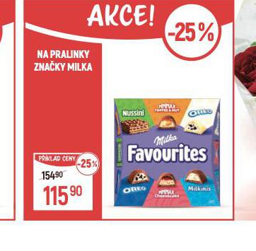 MILKA PRALINKY
