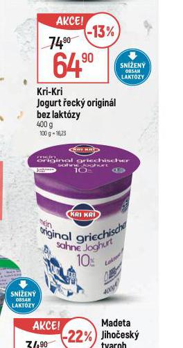 KRI KRI JOGURT ECK ORIGINL BEZ LAKTZY