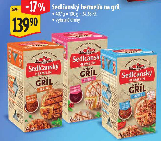 SEDLANSK HERMELN NA GRIL