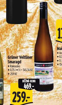 GRNER VELTLINER SMARAGD