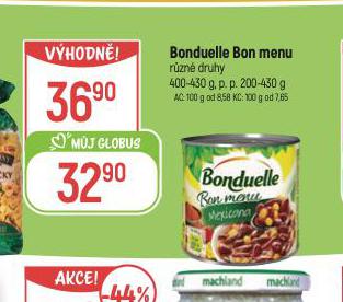BONDUELLE BON MENU