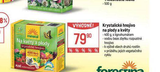 KRYSTALICK HNOJIVO NA PLODY A KVTY