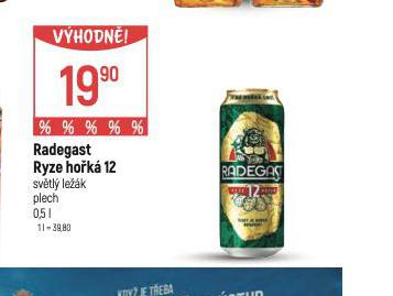 PIVO RADEGAST RYZE HOK 12