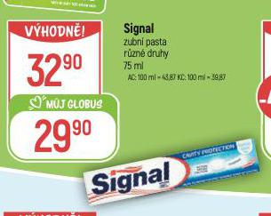 SIGNAL ZUBN PASTA