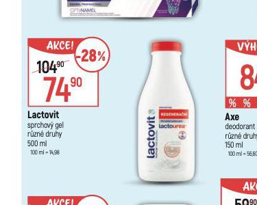 LACTOVIT SPRCHOV GEL