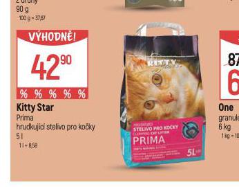 KITTY STAR PRIMA HRUDKUJC STELIVO PRO KOKY