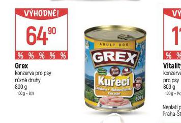 GREX KONZERVA PRO PSY
