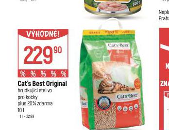 CATS BEST ORIGINAL HRUDKUJC STELIVO PRO KOKY