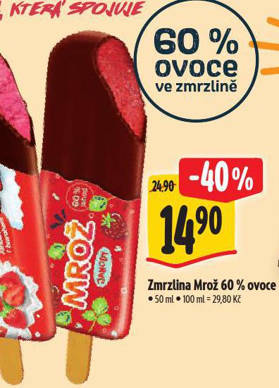 ZMRZLINA MRO 60% OVOCE