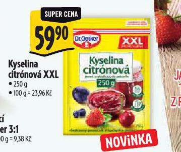 KYSELINA CITRONOV XXL