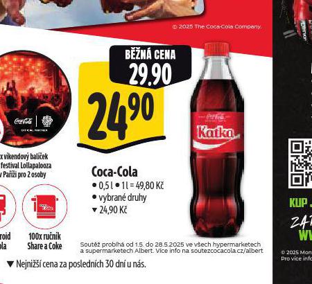 COCA COLA 0,5L