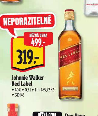 JOHNNIE WALKER RED LABEL