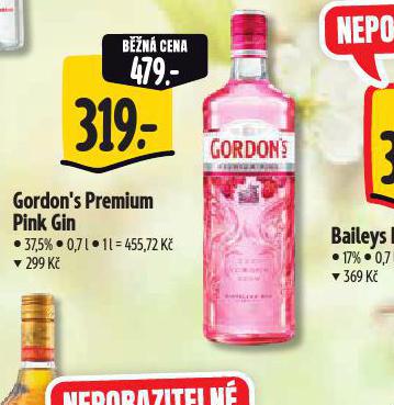 GORDONS PREMIUM PINK GIN