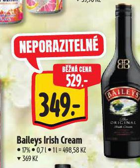 BAILEYS IRISH CREAM