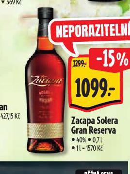 ZACALA SOLERA GRAN RESERVA