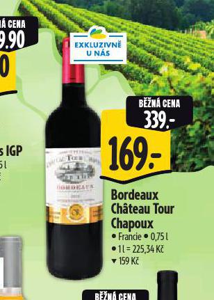 BORDEAUX CHATEAU TOUR CHAPOUX