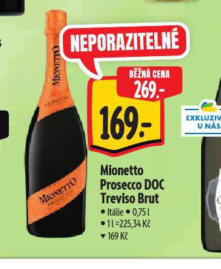 MIONETTO PROSECCO DOC TREVISO BRUT