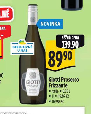GIOTTI PROSECCO FRIZZANTE