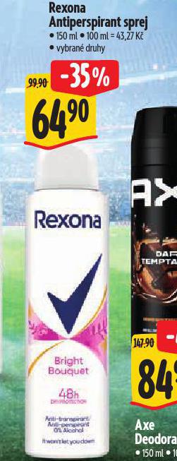 REXONA ANTIPERSPIRANT SPREJ