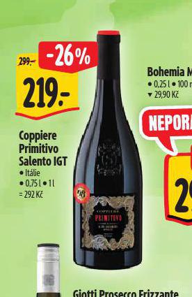 COPPIERE PRIMITIVO SALENTO IGT