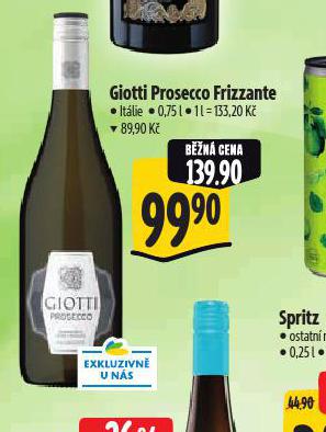 GIOTTI PROSECCO FRIZZANTE