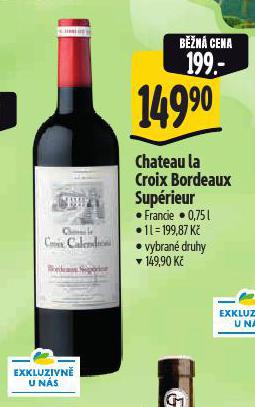CHATEAU LA CROIX BORDEAUX SUPRIEUR