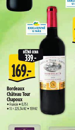 BORDEAUX CHATEAU TOUR CHAPOUX