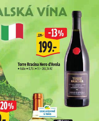 TORRE RRACINA NERO DAVOLA