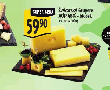 VCARSK GRUYRE AOP 48% BLOEK