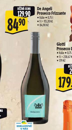 DE ANGELI PROSECCO FRIZZANTE