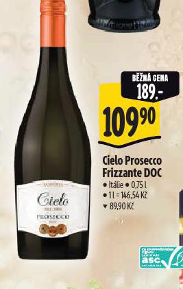 CIELO PROSECCO FRIZZANTE DOC