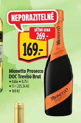MIONETTO PROSECCO DOC TREVISO BRUT