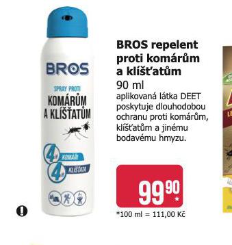 BROS REPELENTO PROTI KOMRM A KL͊ATM