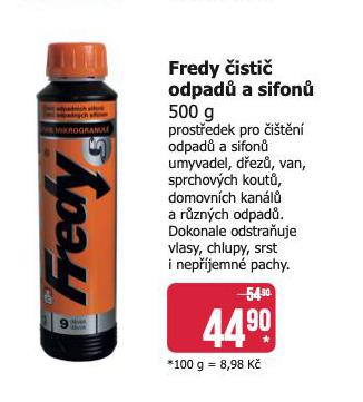 FREDY ISTI ODPAD A SIFON