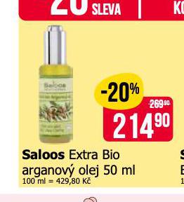 SALOOS EXTRA BIO ARGANOV OLEJ