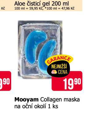 MOOYAM COLLAGEN MASKA NA ON OKOL