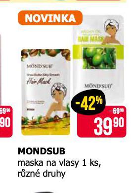MONDSUB MASKA NA VLASY