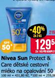 NIVEA SUN DTSK CESTOVN MLKO NA OPALOVN