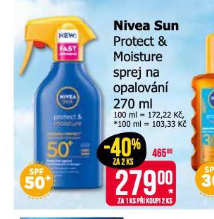 NIVEA SUN SPREJ NA OPALOVN